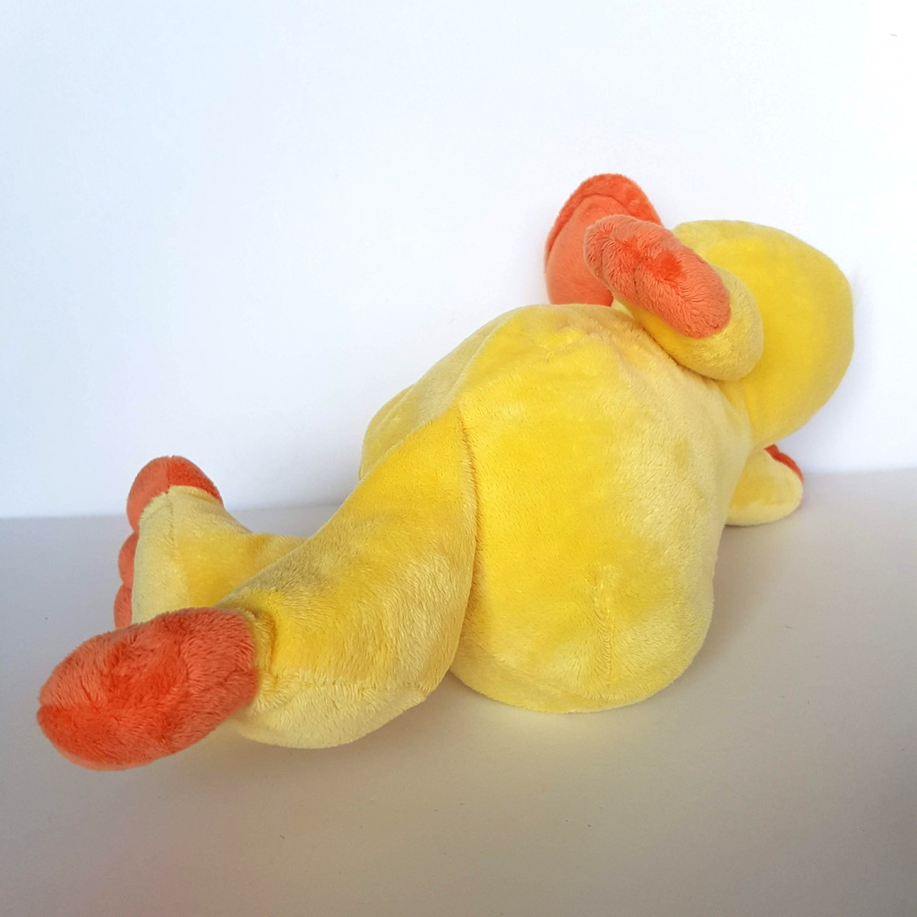 Cute FLOPPY YELLOW DUCK Plush Bird Soft Toy 36cm Farm Stuffed Animal Beanbag Toy7