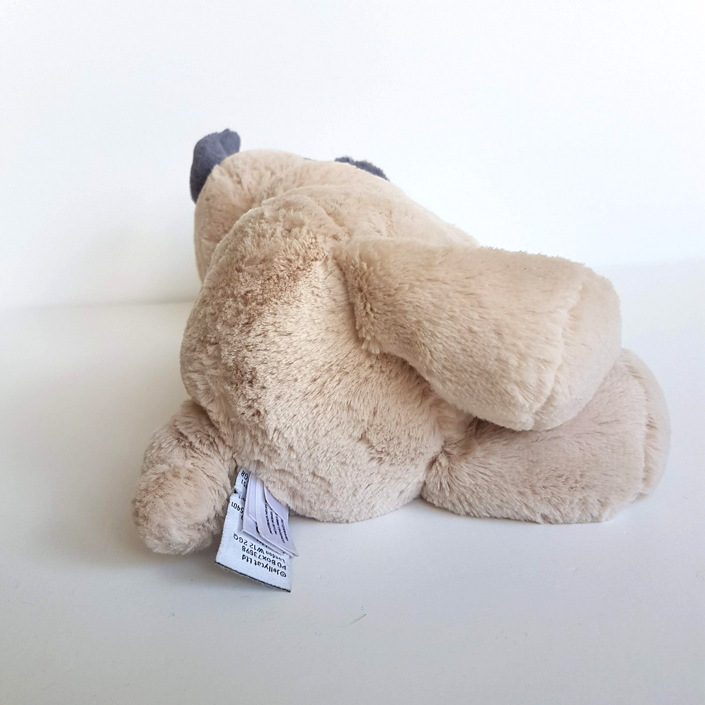Jellycat BASHFUL PUG Dog Rare Floppy Puppy Soft Toy Stuffed Animal Cuddle Cute7