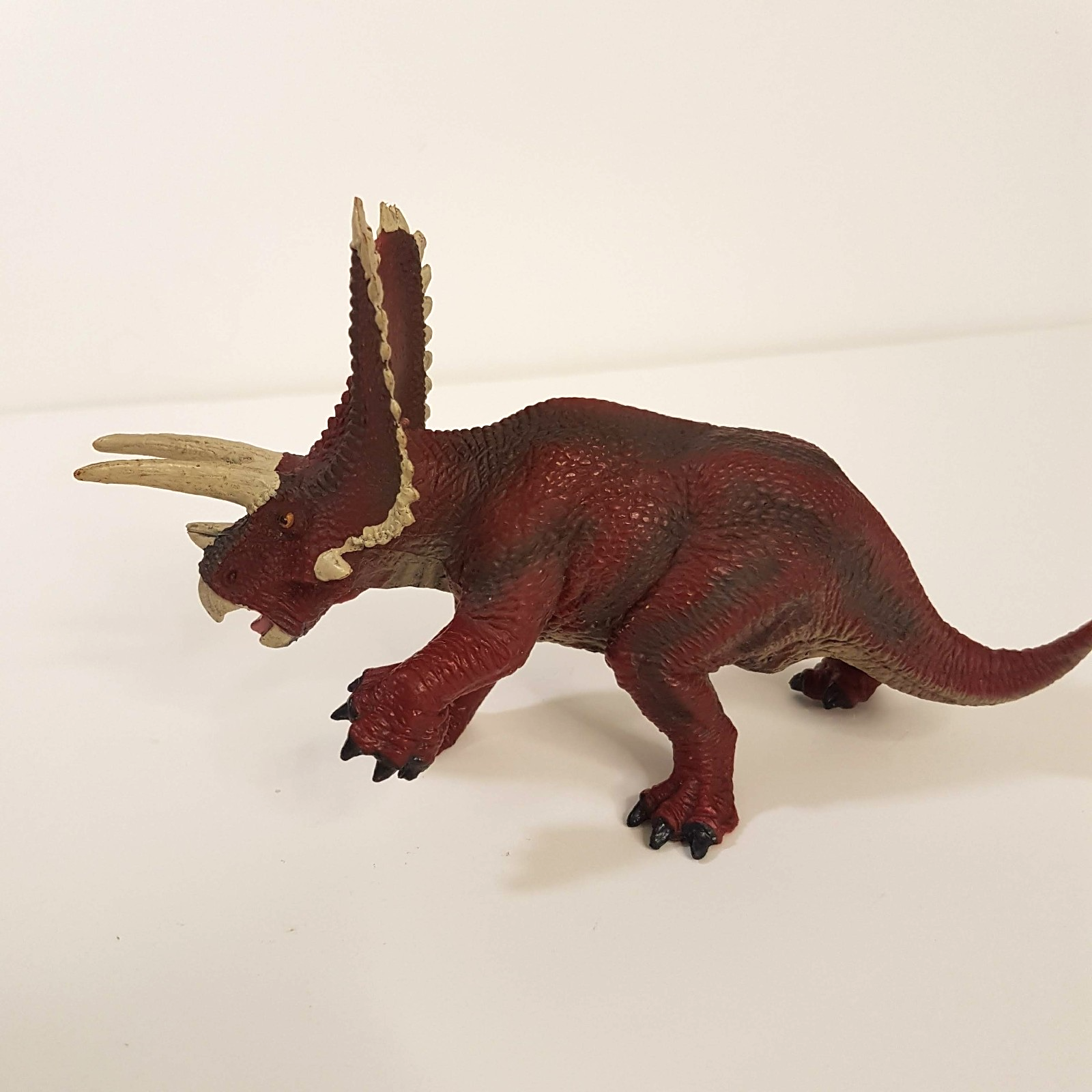 Generic Brand VINYL DINOSAUR LOT Triceratops Stegosuarus Action Figure Toy5