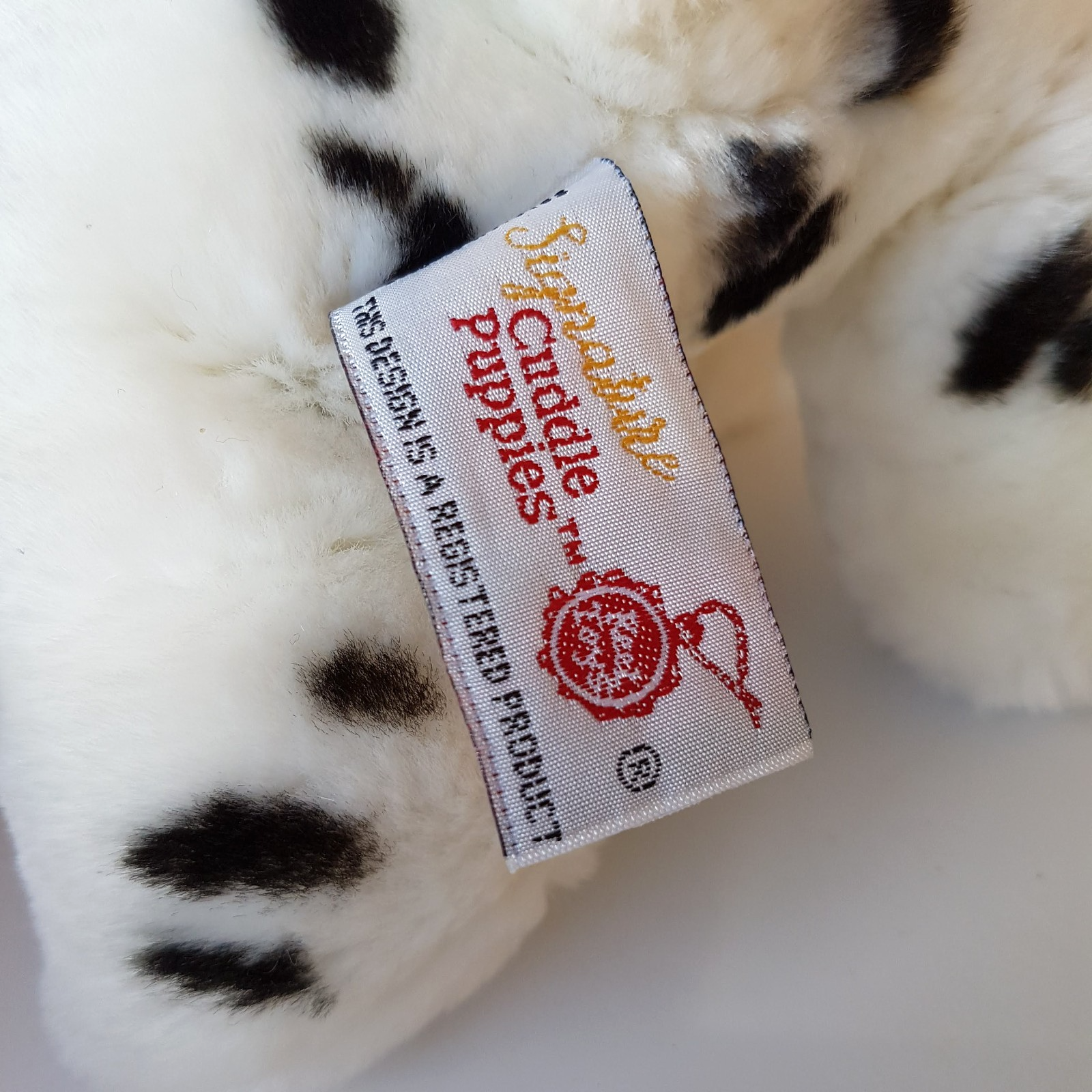 Cuddle Puppies DALMATION Dog Plush Stuffed Animal Soft Toy Weighted Beanbag Cute4