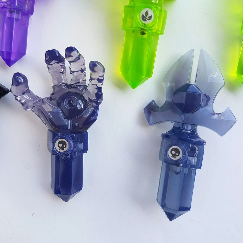 Skylanders Trap Team CRYSTAL TRAPS Kaos Life Water Air Earth Fire Undead Magic6
