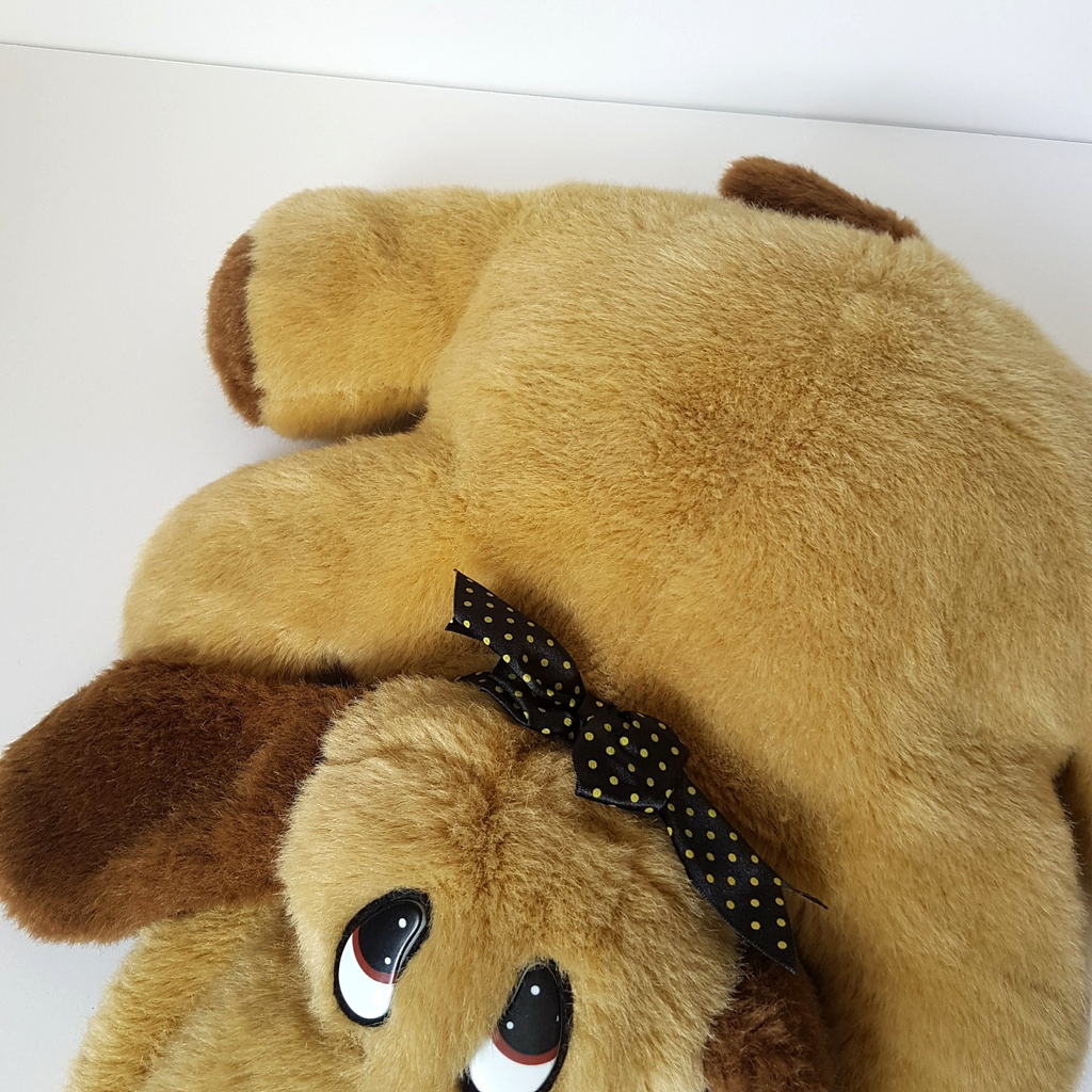 VTG Cuddle Wit DOG PYJAMA Bag Plush 48cm long Soft Toy Stuffed Animal Vintage3