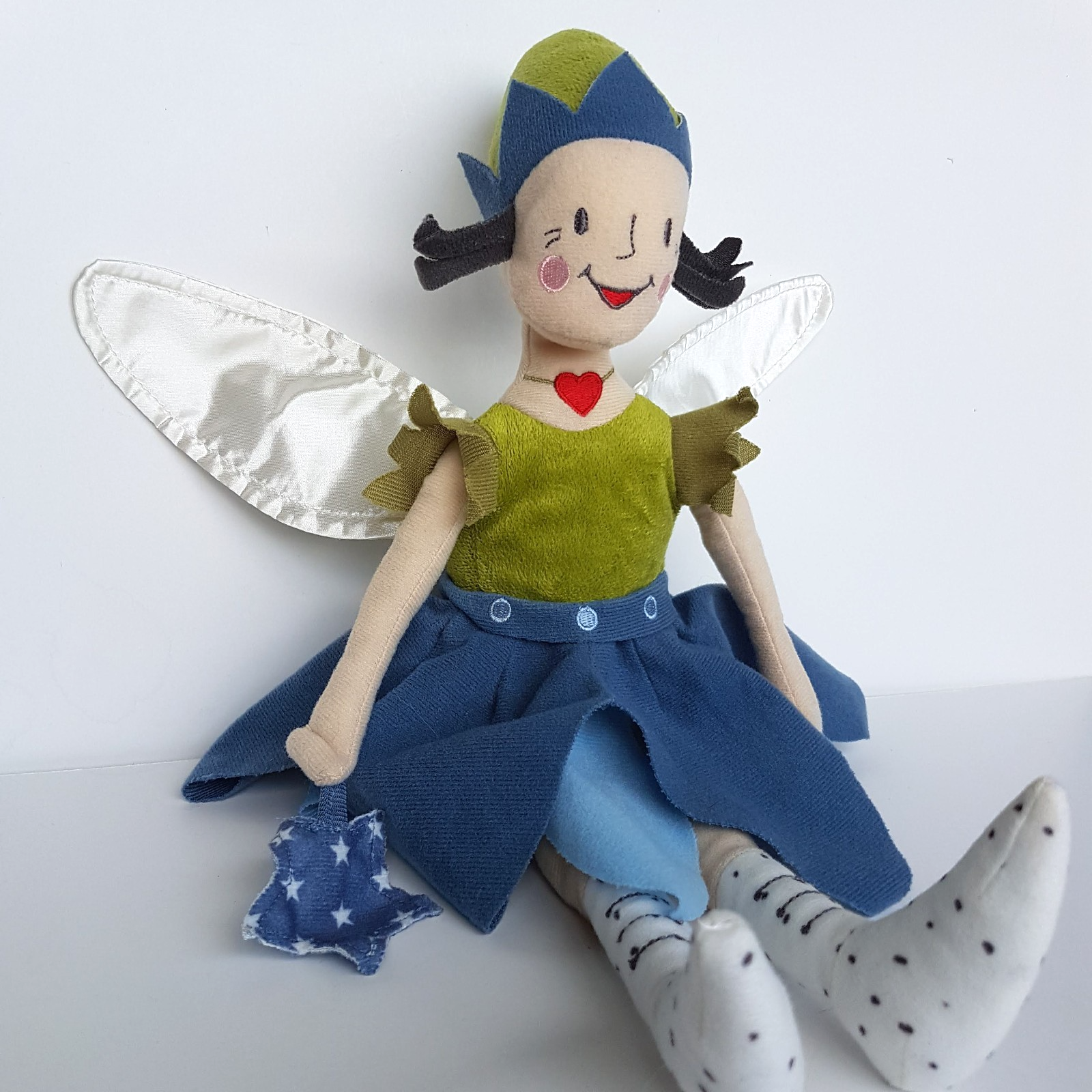 Ikea SANGTRAST PIXIE FAIRY Plush Rag Doll 40cm Soft Toy Magic Doll Cloth Fabric4
