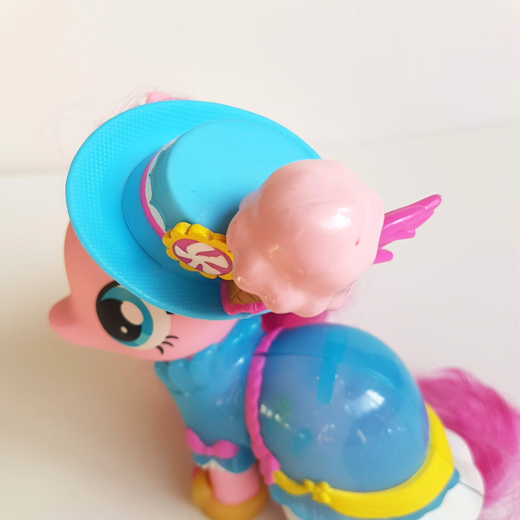 My Little Pony PINKIE PIE The Movie Snap On Fashion 16cm Horse Figure Brushable7
