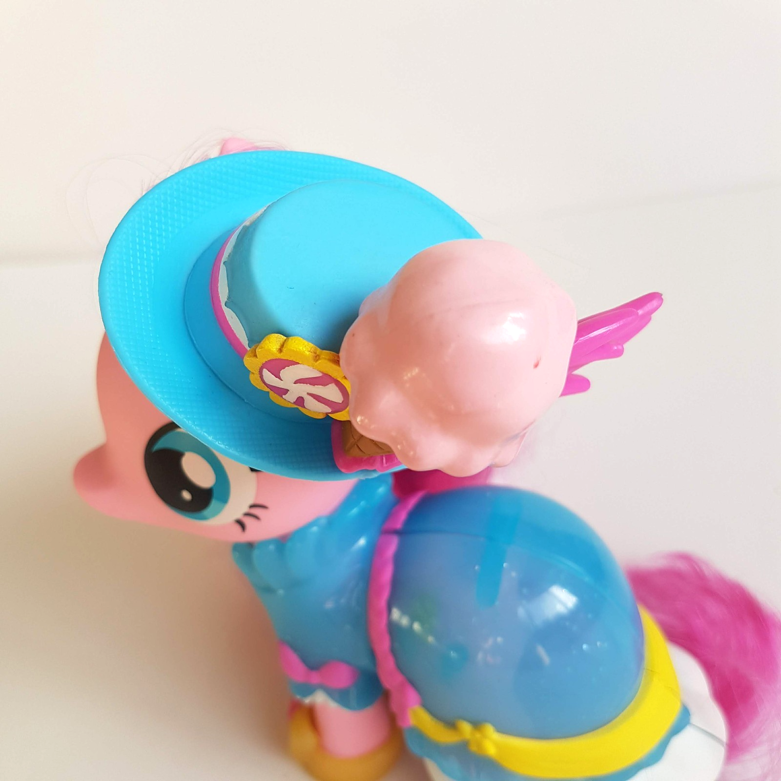 My Little Pony PINKIE PIE The Movie Snap On Fashion 16cm Horse Figure Brushable7