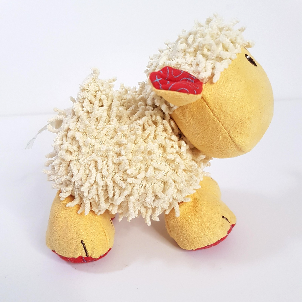 Blossom Farm LAMB BABY RATTLE Chamois Activity Toy Stuffed Animal Soft Toy ELC7