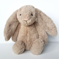 Jellycat BEIGE BASHFUL BUNNY Medium 12" Plush Stuffed Animal Soft Toy0