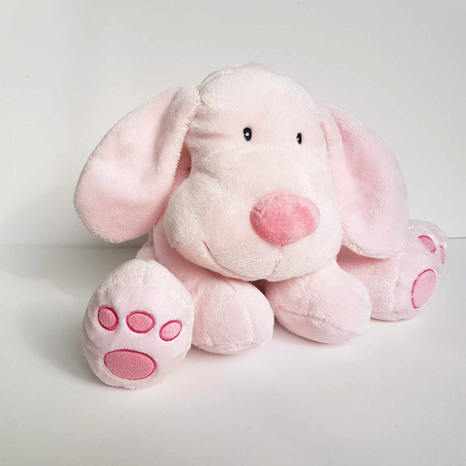 Target FLOPPY PINK Dog Puppy Plush 29cm Soft Toy Stuffed Animal Pastel Beanbag0