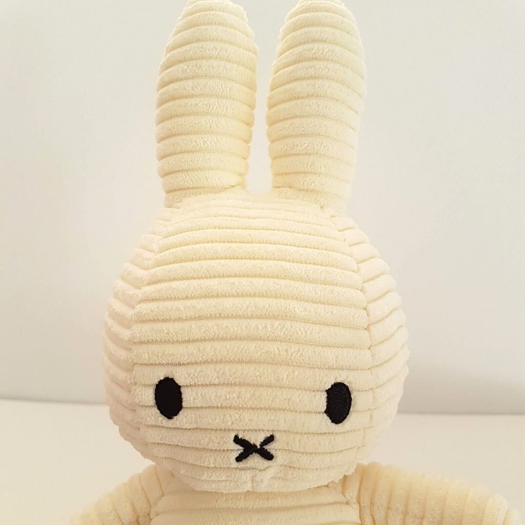 MIFFY Nijntje Corduroy Bunny Rabbit Plush Cream 9.5” Stuffed Animal Soft Toy8