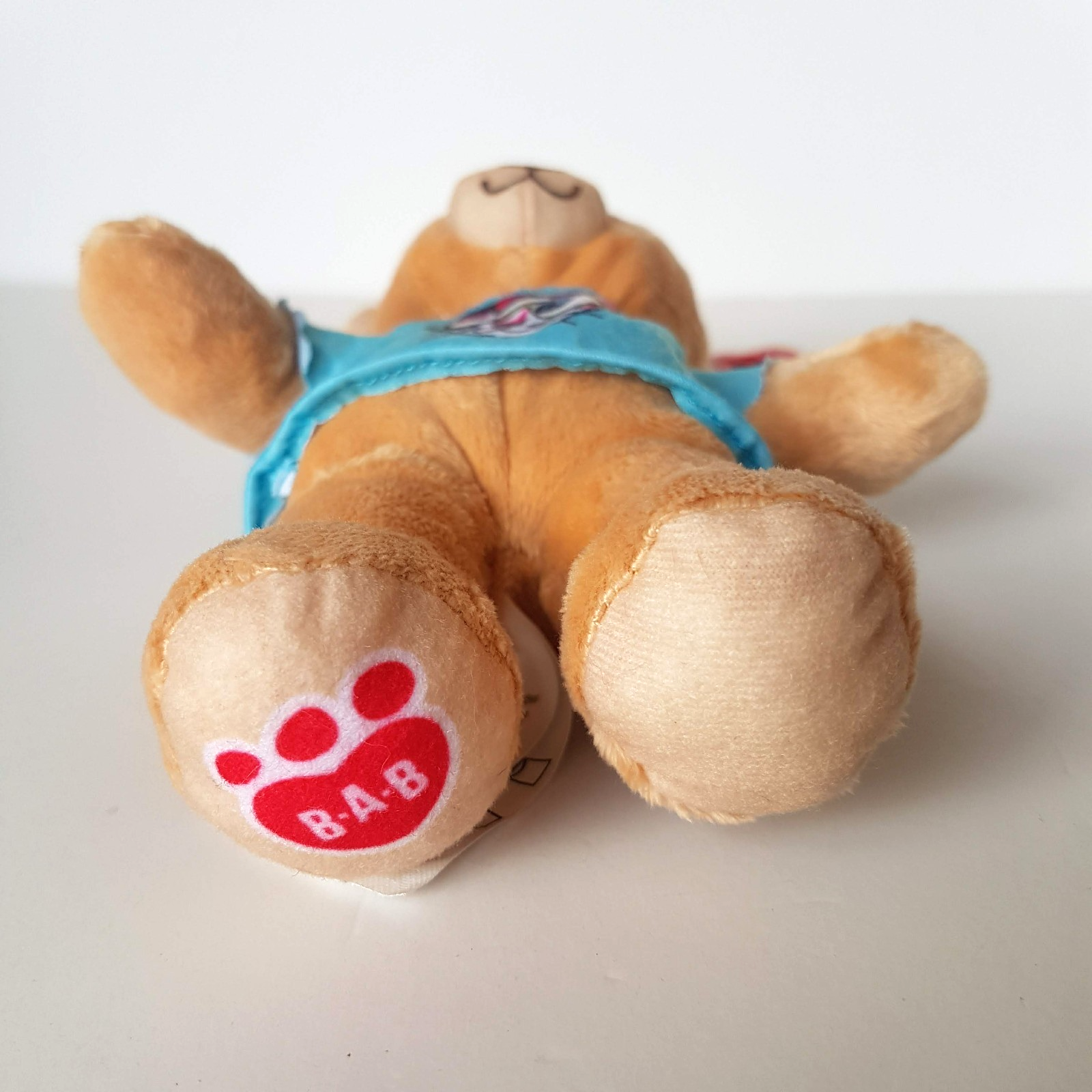 Build A Bear BUDDY SMALLFRY Teddy 19cm Cat T Shirt Stuffed Animal HEART inside6