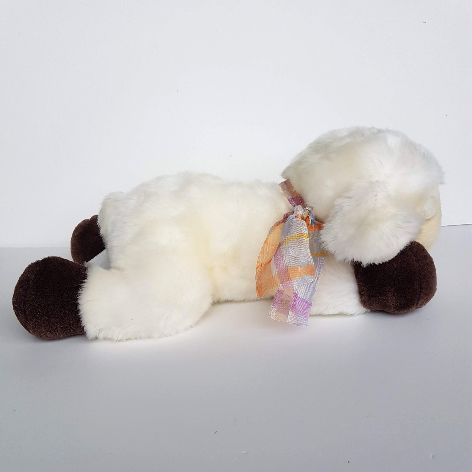 Adorable FLOPPY LAMB SLEEPY SHEEP Plush 30cm Stuffed Animal Laying Soft Toy Cute4