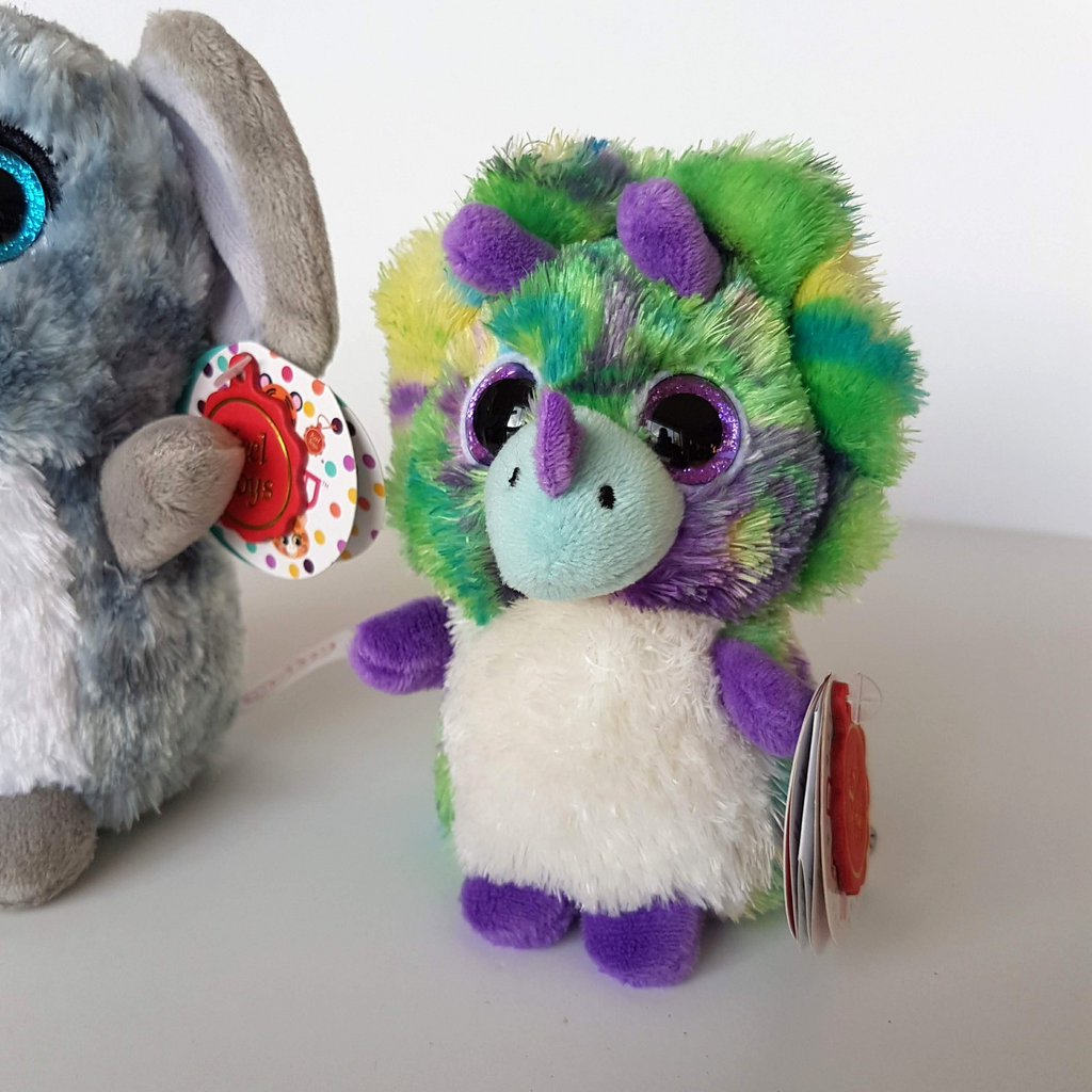 Mini Motsu ERNEST & TROY Rhino Elephant Plush TAGS Stuffed Animal Soft Toy Small2