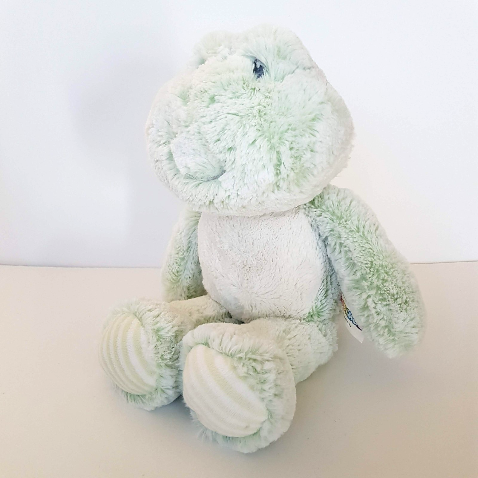 Korimco GREEN FLOPPY FROG Plush 36cm Stuffed Animal Soft Toy Cuddly Amphibian0