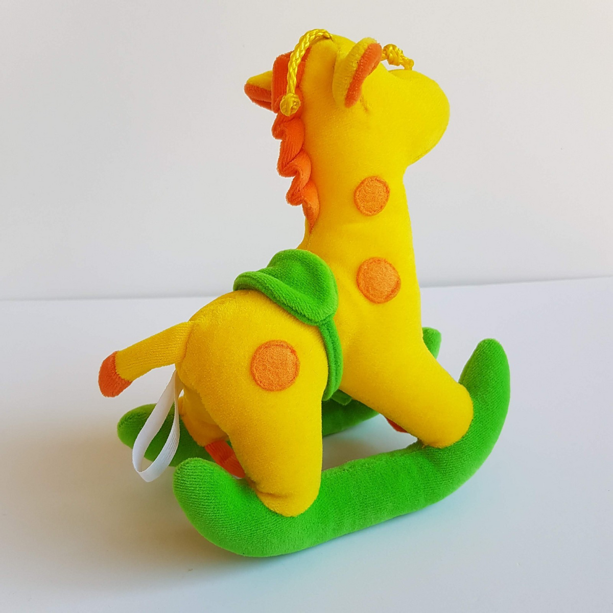 RARE Mary Kay VELOUR GIRAFFE ROCKING HORSE Soft Toy 21cm Plush Stuffed Animal4