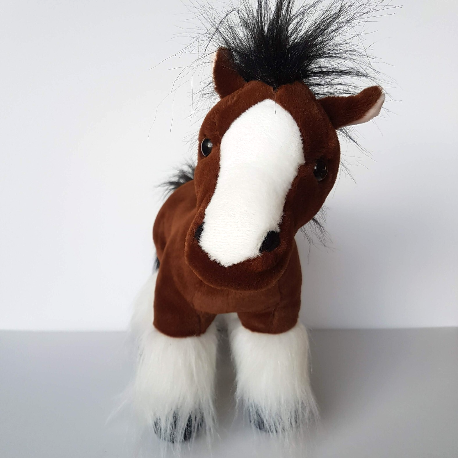 Korimco CLYDESDALE HORSE PONY Plush Stuffed Animal 30cm Equestrian Soft Toy Cute4