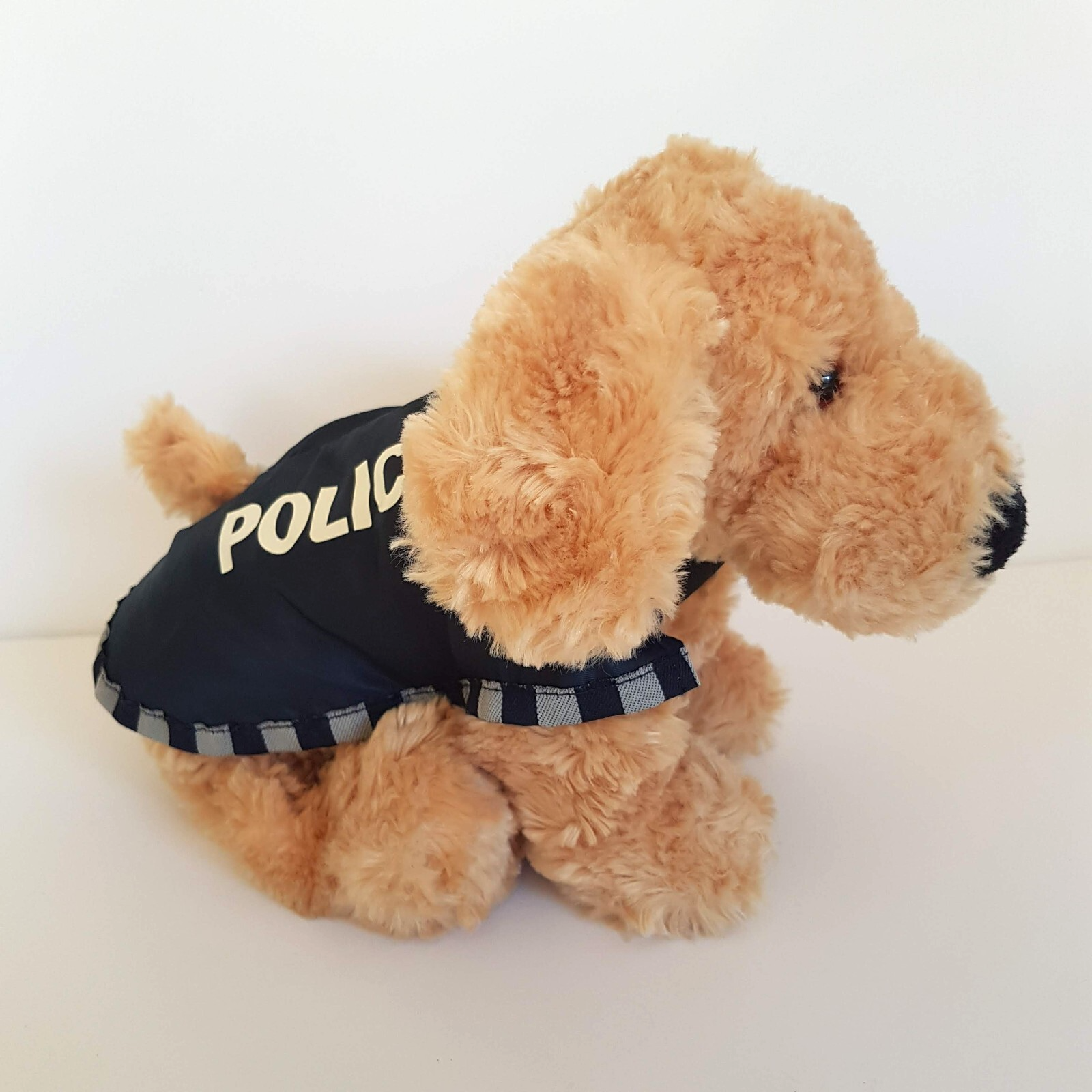 Tomfoolery BUFF VICTORIAN POLICE DOG Plush 19cm Labrador Stuffed Animal Soft Toy0