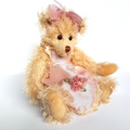 Settle Bears ROSE TAFFETA TEDDY Bear 28cm Plush JOINTED Soft Toy Stuffed Animal0