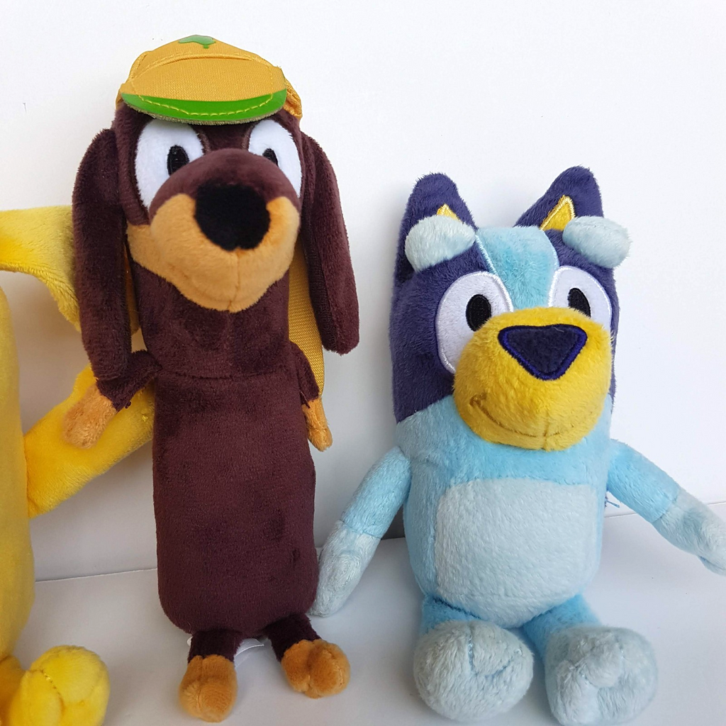 Bluey Plush Lot LUCKY SNICKERS BLUEY Puppy Dog Stuffed Animal Soft Toy Genuine5