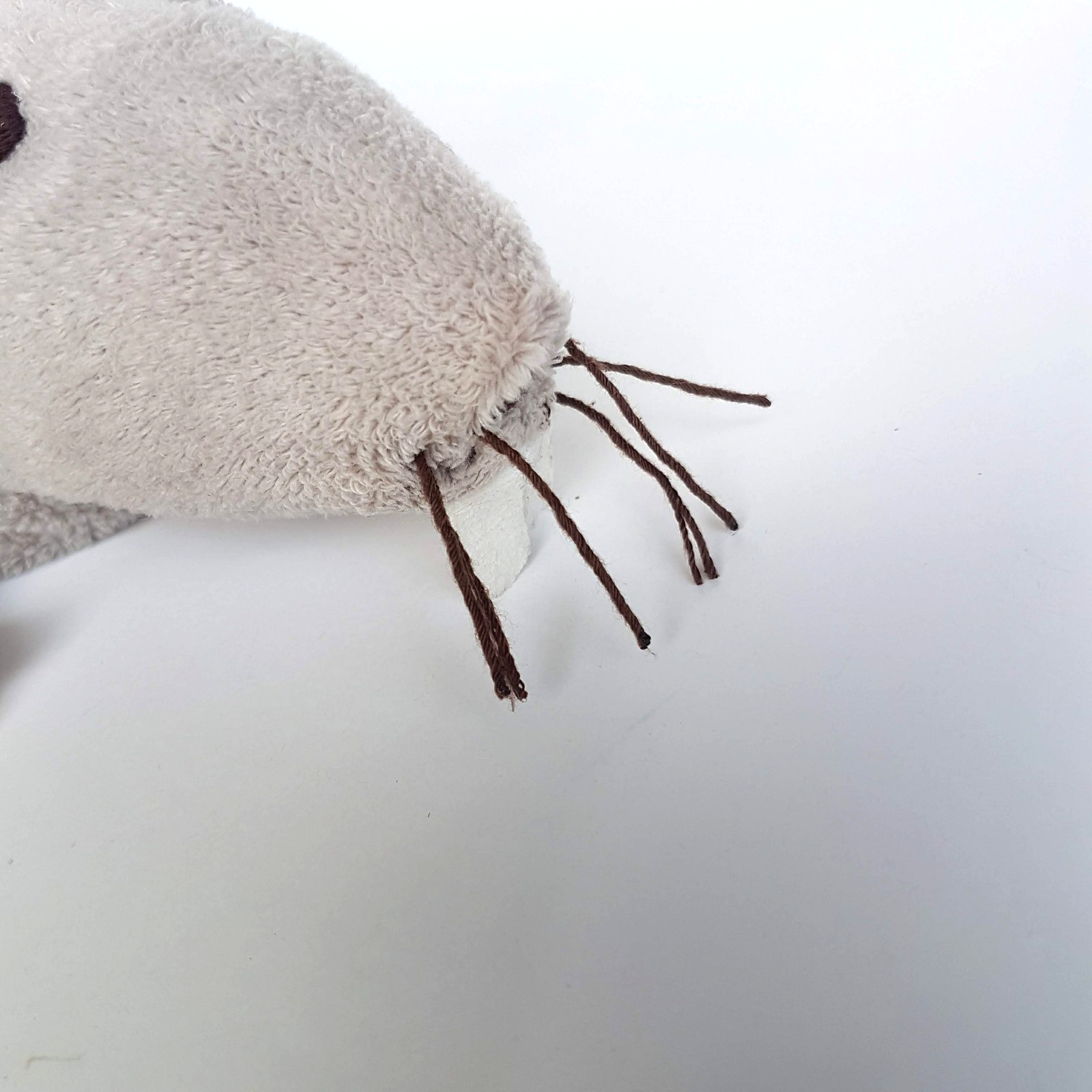 IKEA MINNEN RATTA RAT MOUSE Warm Grey 21cm Plush Stuffed Animal Rodent Soft Toy4