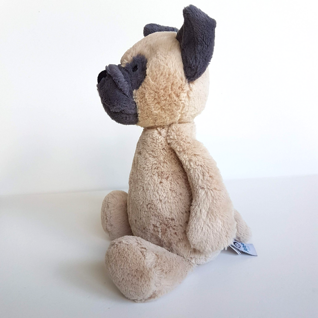 Jellycat BASHFUL PUG Dog Rare Floppy Puppy Soft Toy Stuffed Animal Cuddle Cute4