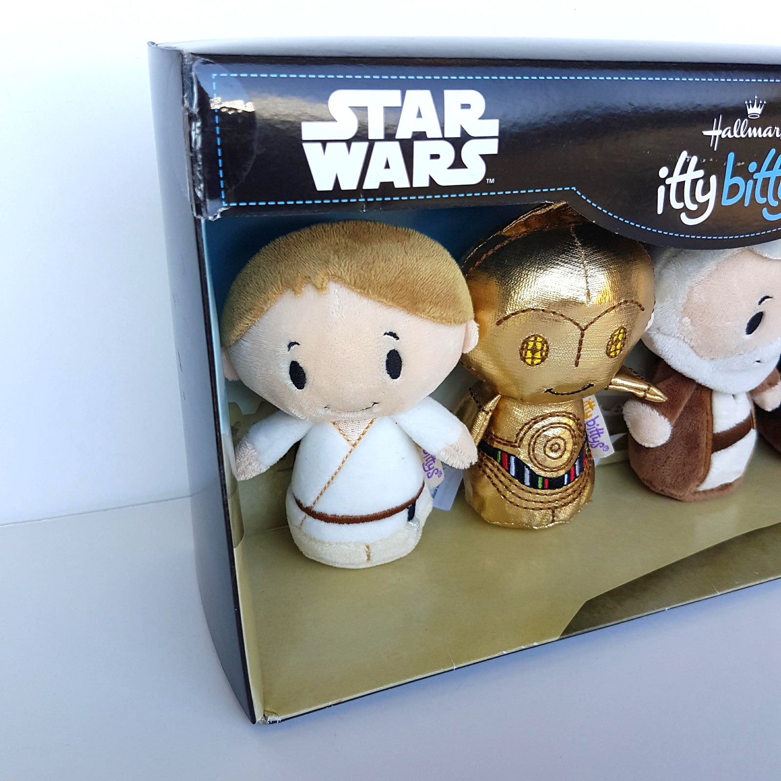 Itty Bittys STAR WARS COLLECTOR SET Luke C 3PO Obi Wan Jawa Soft Toy Exclusive1