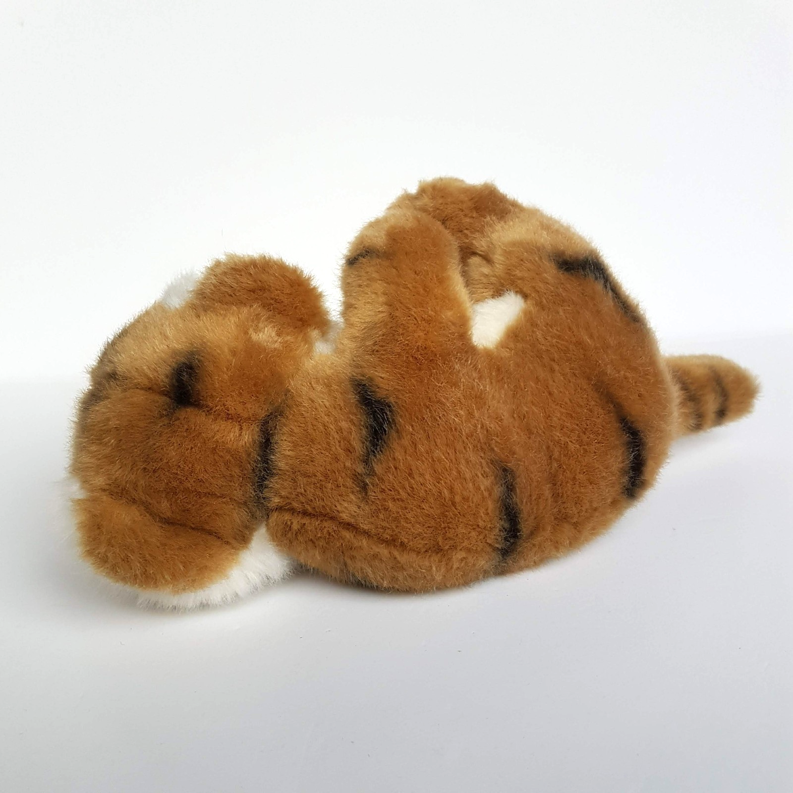 Korimco SLEEPING TIGER WILD CAT Plush Soft Toy Stuffed Animal 18cm NO SOUND Cute2