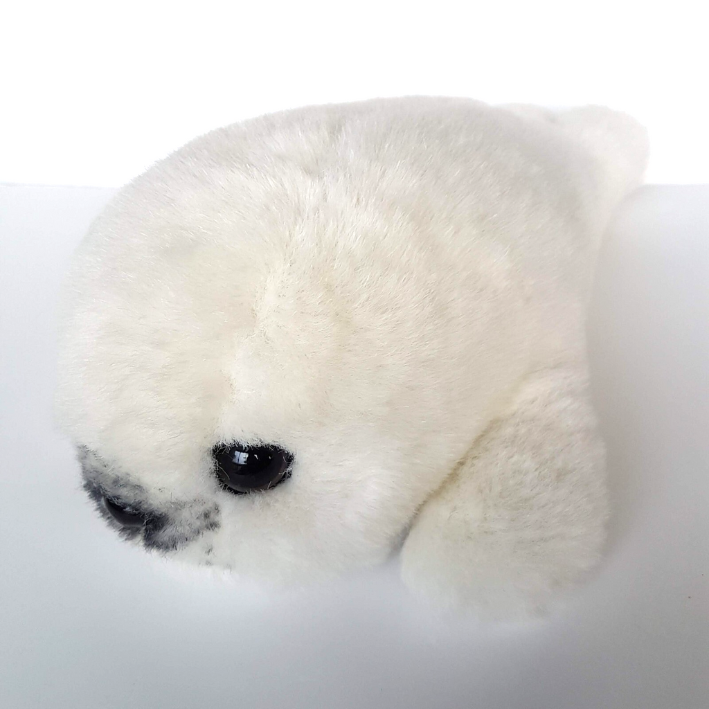 Sea World HARP SEAL PUP 33cm Plush Themepark Soft Toy Snow Cute Stuffed Animal1