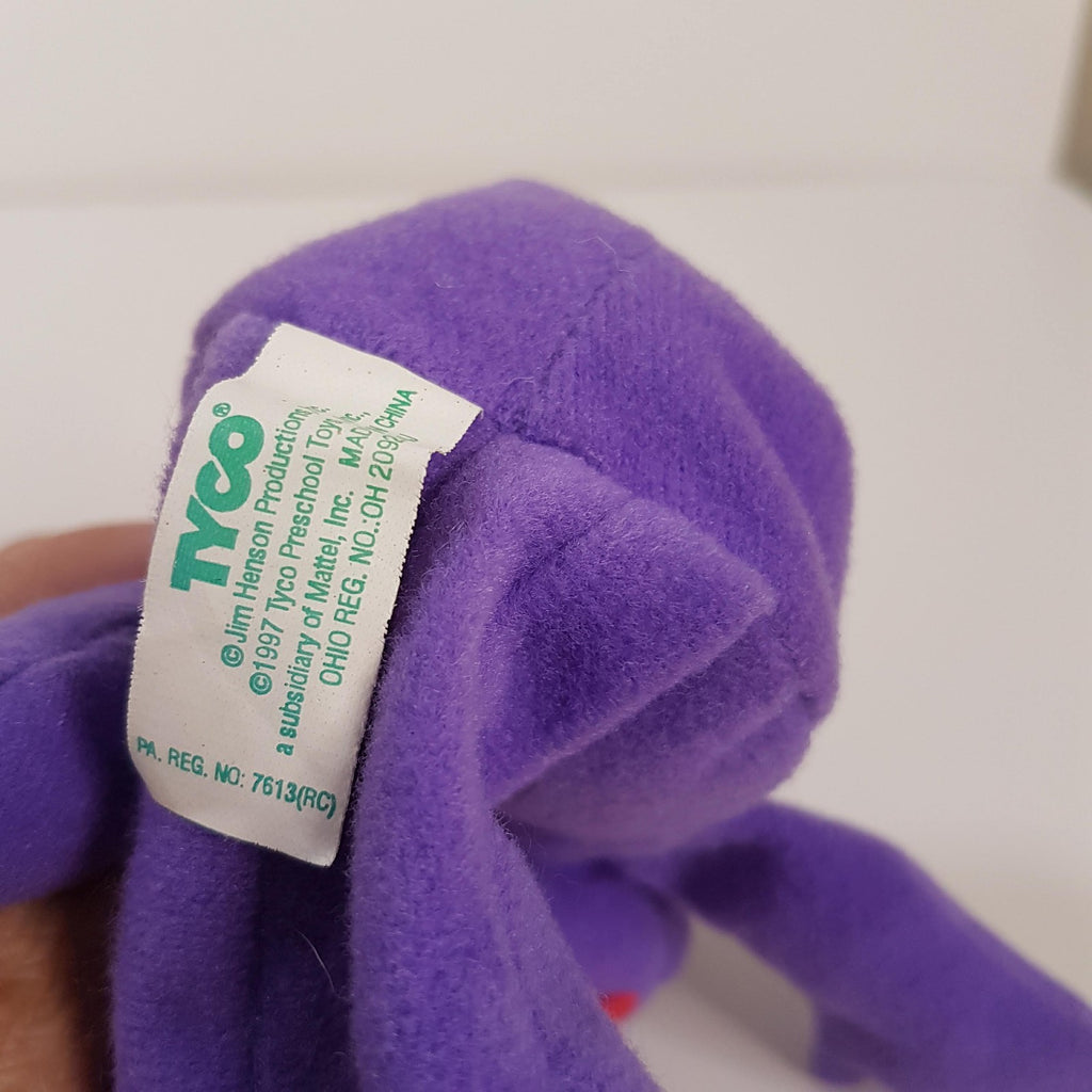 Sesame Street TELLY GROVER SNUFFLEUPAGUS Tyco Vintage Plush 1997 Bean Soft Toy11