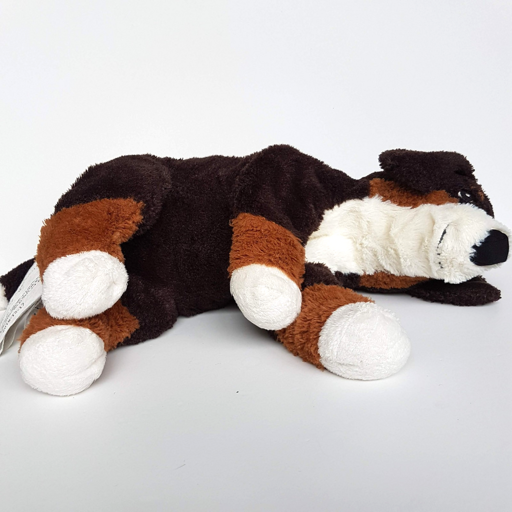Ikea ST BERNARD DOG Puppy Plush 37cm Stuffed Animal Soft Toy HOPPIG Floppy EUC7