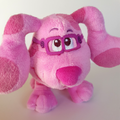 Blues Clues MAGENTA Plush Dog Nikelodeon Soft Toy Stuffed Animal Pink Glasses0
