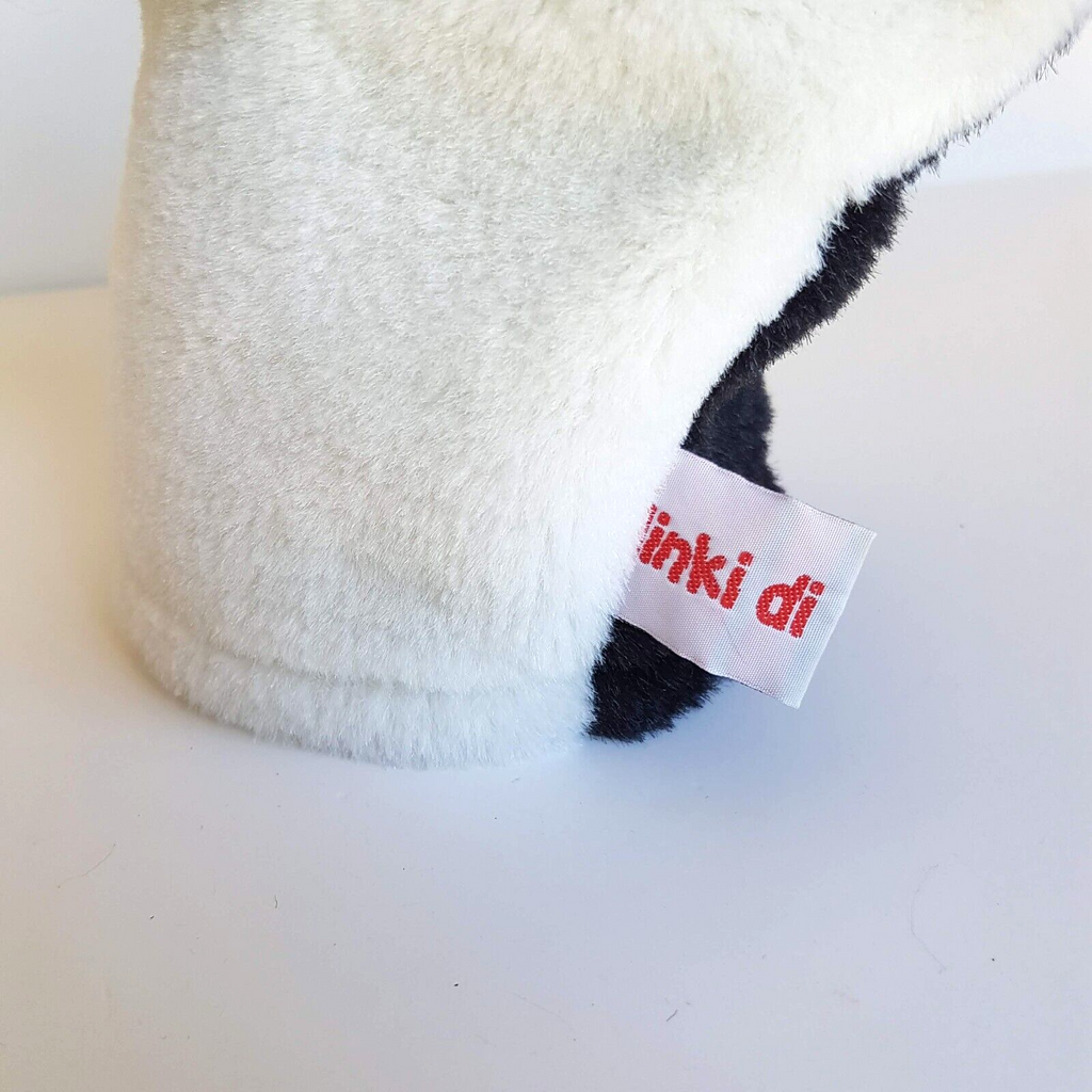 Dinki Di PENGUIN Hand PUPPET 9” SQUEAKER Plush Stuffed Animal Sea Bird Soft Toy2