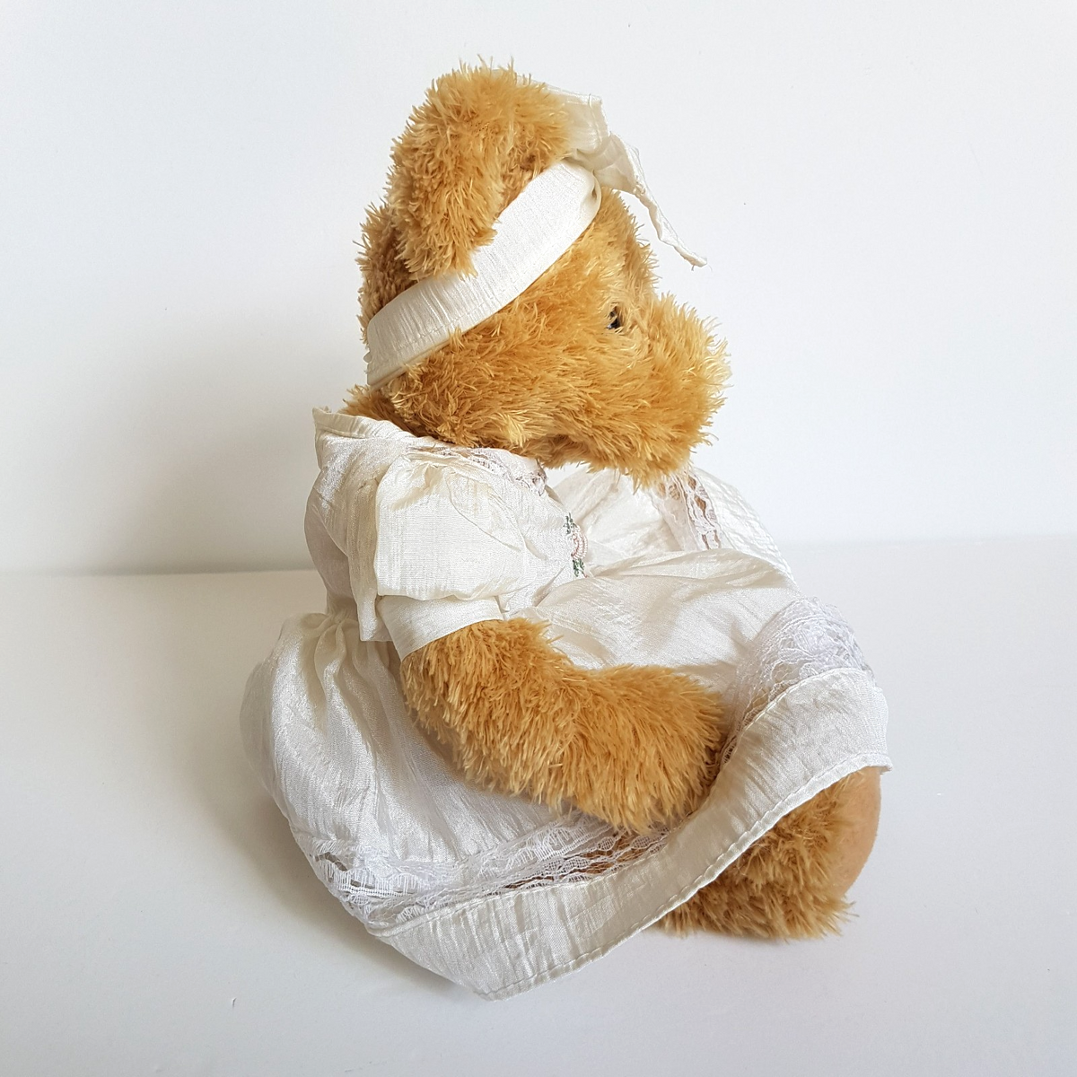 Settler Bears TAFFETA ROSE TEDDY Bear 26cm Plush Lace Soft Toy Stuffed Animal6