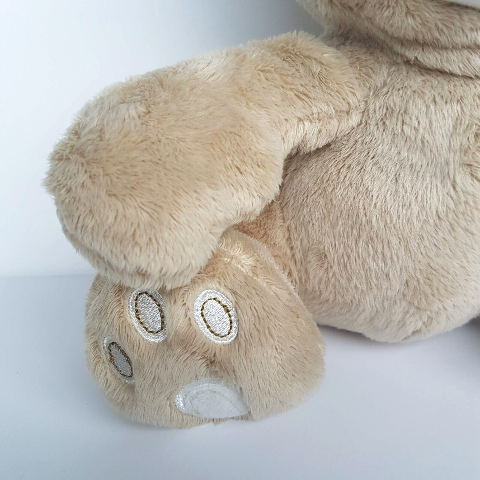 Ollie's Place BABY BEAR RATTLE Plush Lovey Soft Toy 25cm Stuffed Animal Cute2