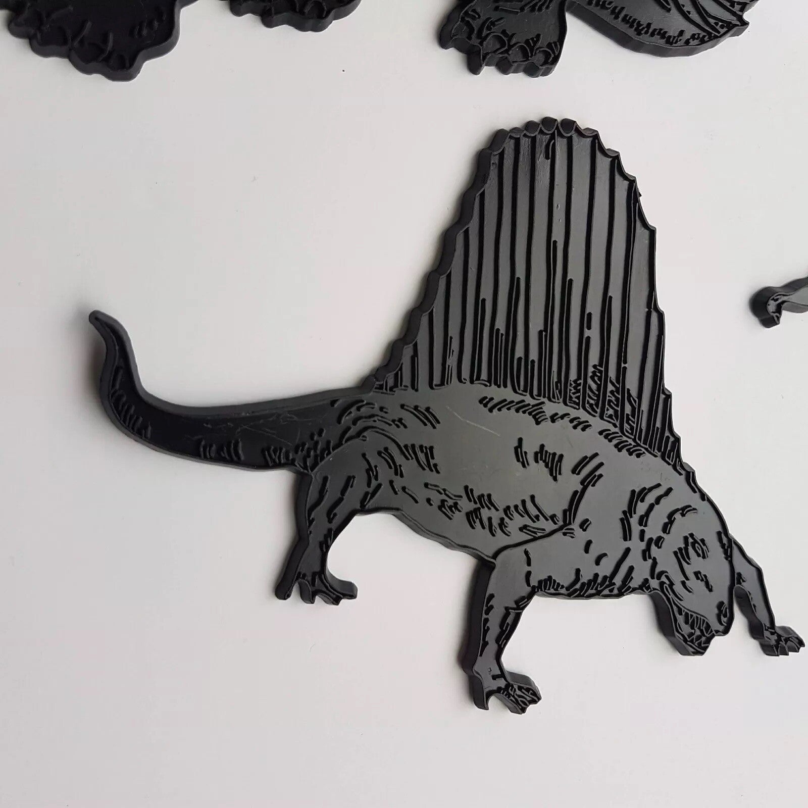 RARE 70s FRANK DOWN Dinosaur Drawing Templates Prehistoric Art Craft Supplies5