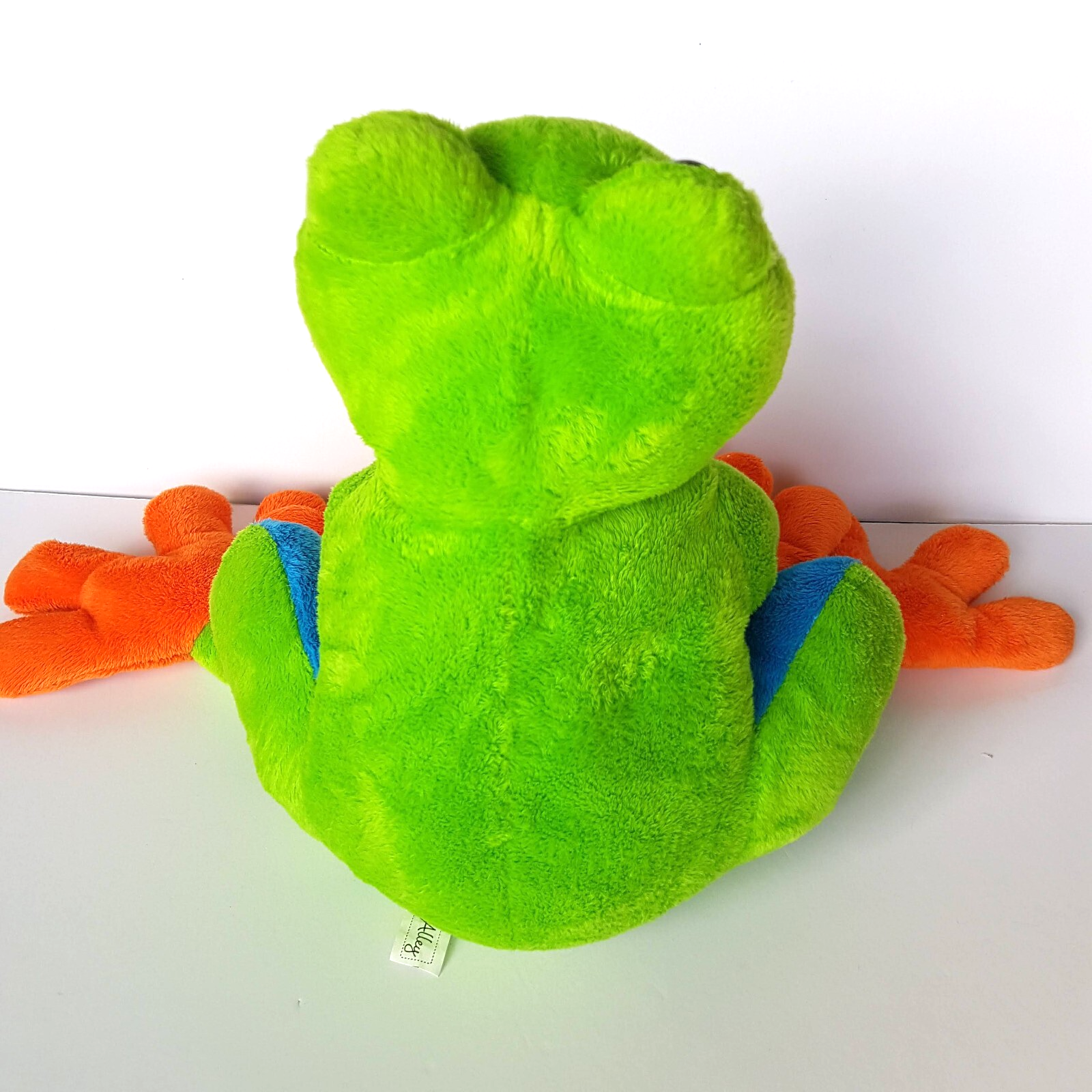 Animal Alley NEON FROG Floppy Big Feet 10" Plush Stuffed Animal Soft Toy Reptile8
