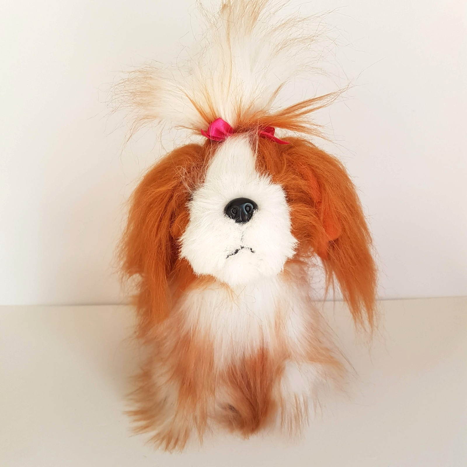 Asda SHIH TZU LHASA APSO Plush 25cm Stuffed Animal Soft Toy Long Hair Cute Puppy1