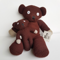 Genuine MR BEAN TEDDY BEARS Vintage 1996 1997 Soft Toy Plush Stuffed Animal Knit0