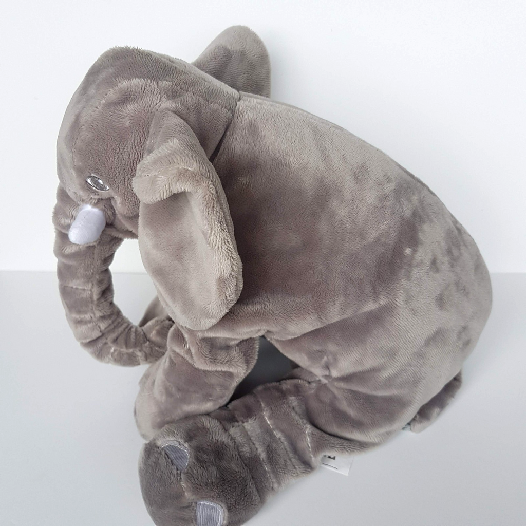Ikea GREY ELEPHANT 29cm Plush Soft Toy Safari Stuffed Animal Cuddly Soft EUC8