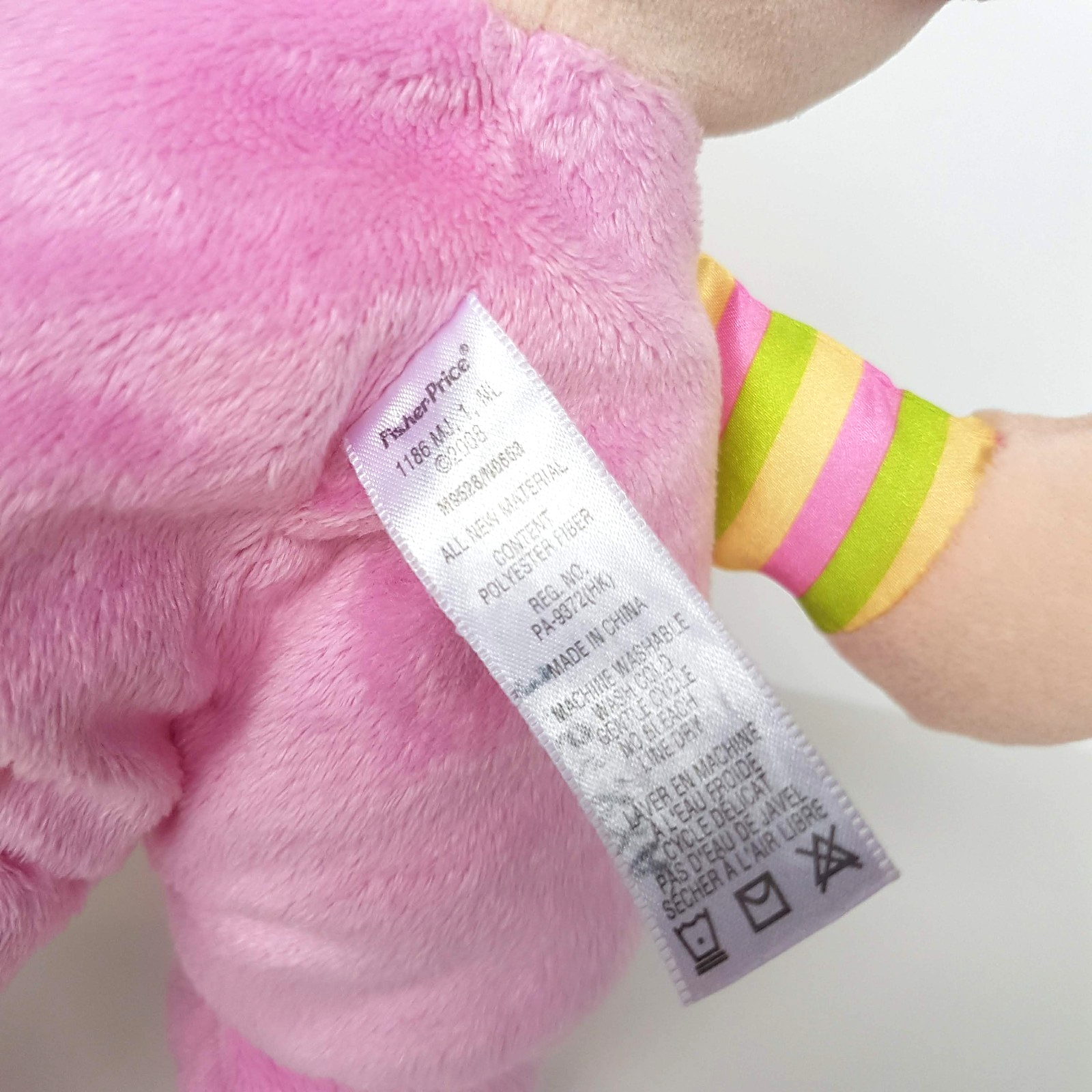 Fisher Price BABY'S 1ST DOLL RATTLE Plush Fabric Rag Doll Comforter Sleep Toy5