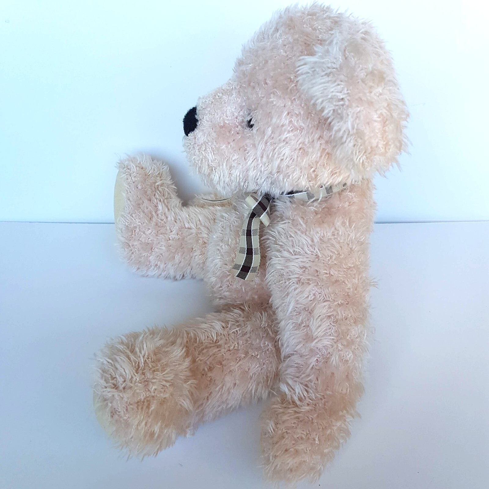 Russ TEDDY BEAR ELIZABETH Plush 33cm Soft Toy Beanbag Stuffed Animal Cute Cream8