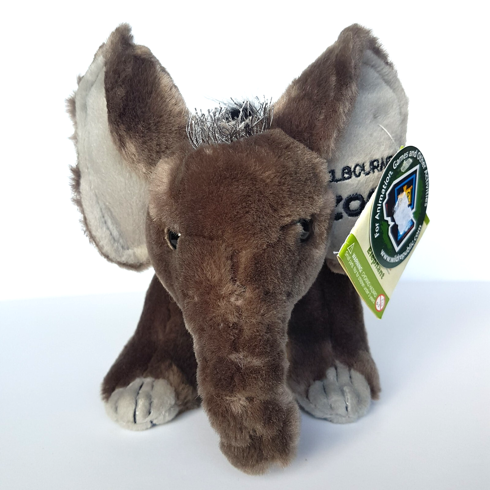 Melbourne Zoo BABY ELEPHANT Cuddlekins Plush 15cm Grey Stuffed Animal Soft Toy1