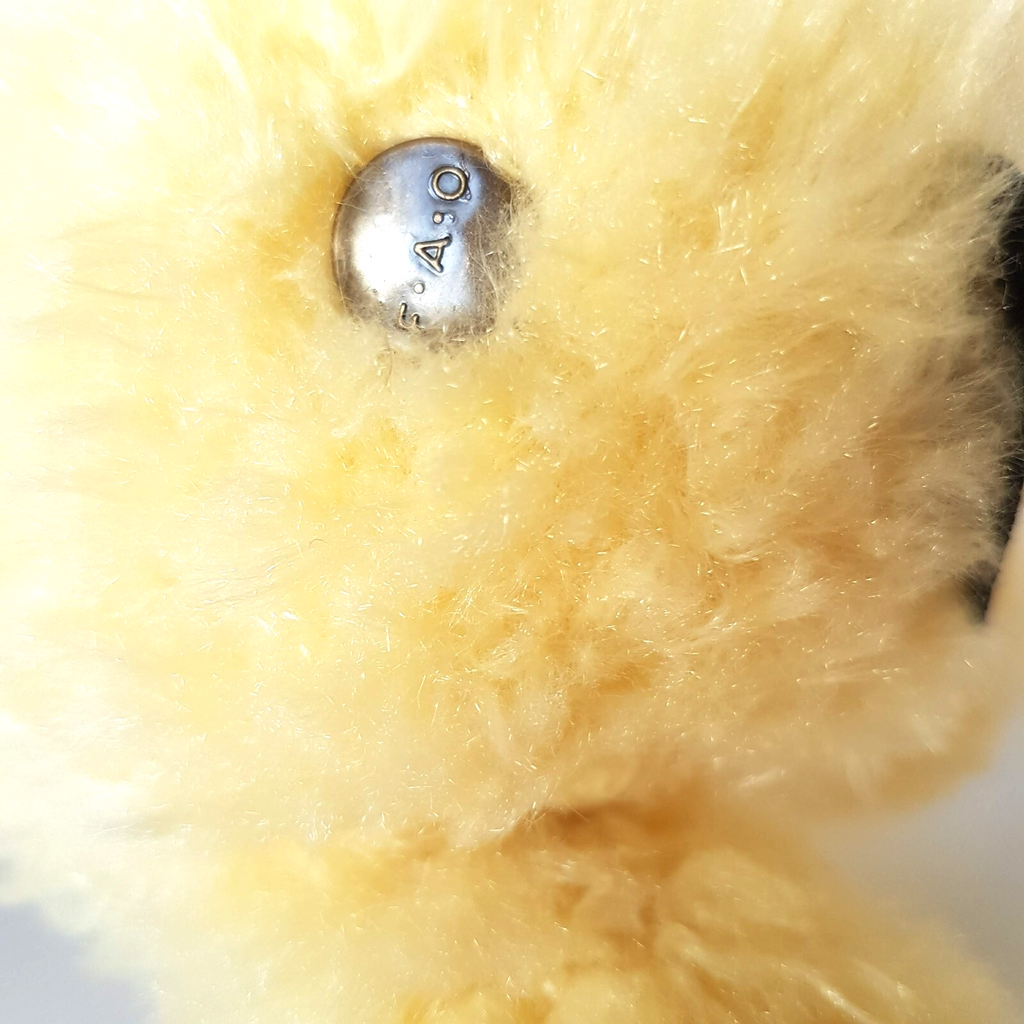 FAO Schwarz YELLOW PARTY DOG Puppy 30cm Plush Stuffed Animal Birthday Soft Toy6