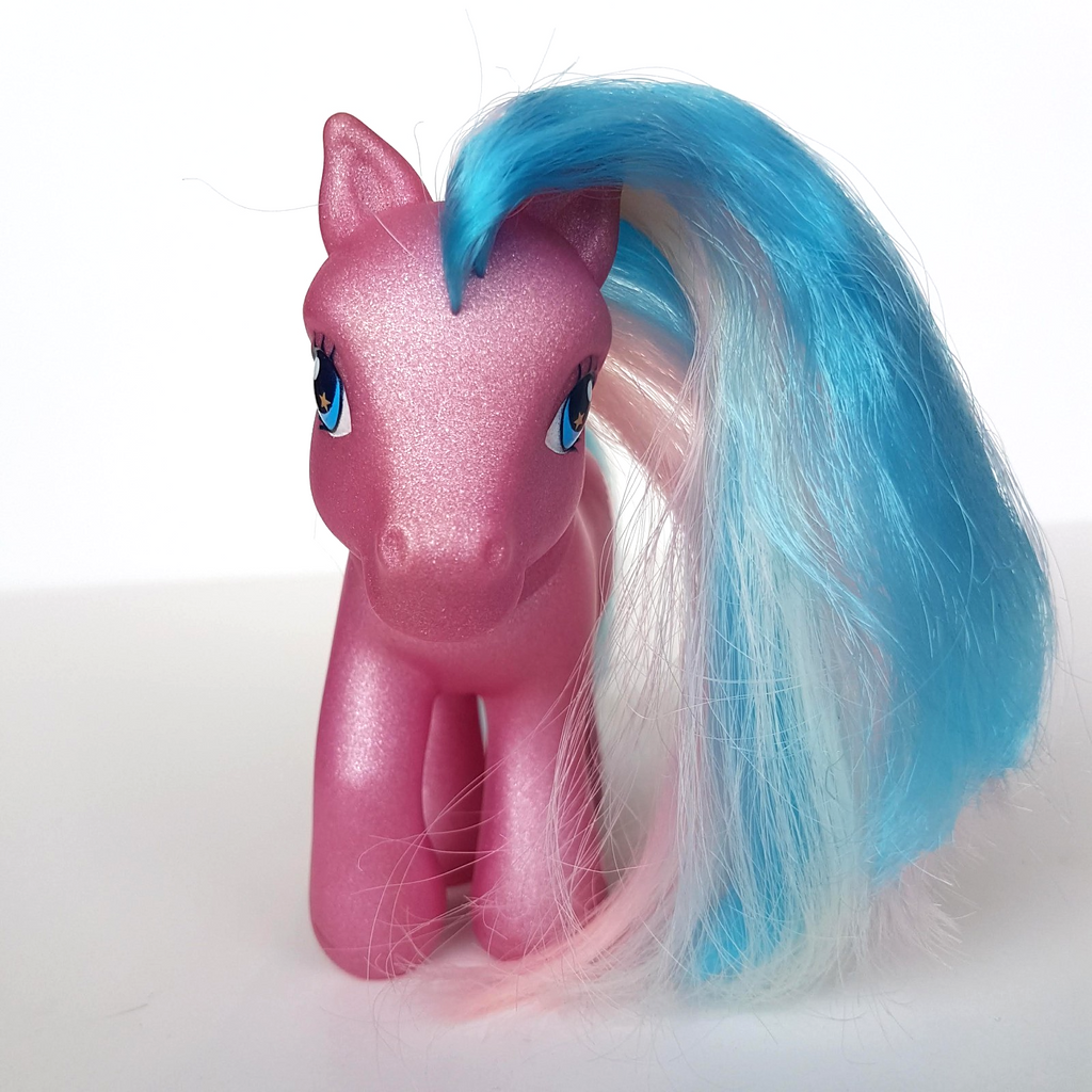 My Little Pony SUNSHOWER Horse Hasbro Vinyl Toy 2002 Brushable Sun Clouds Rain6