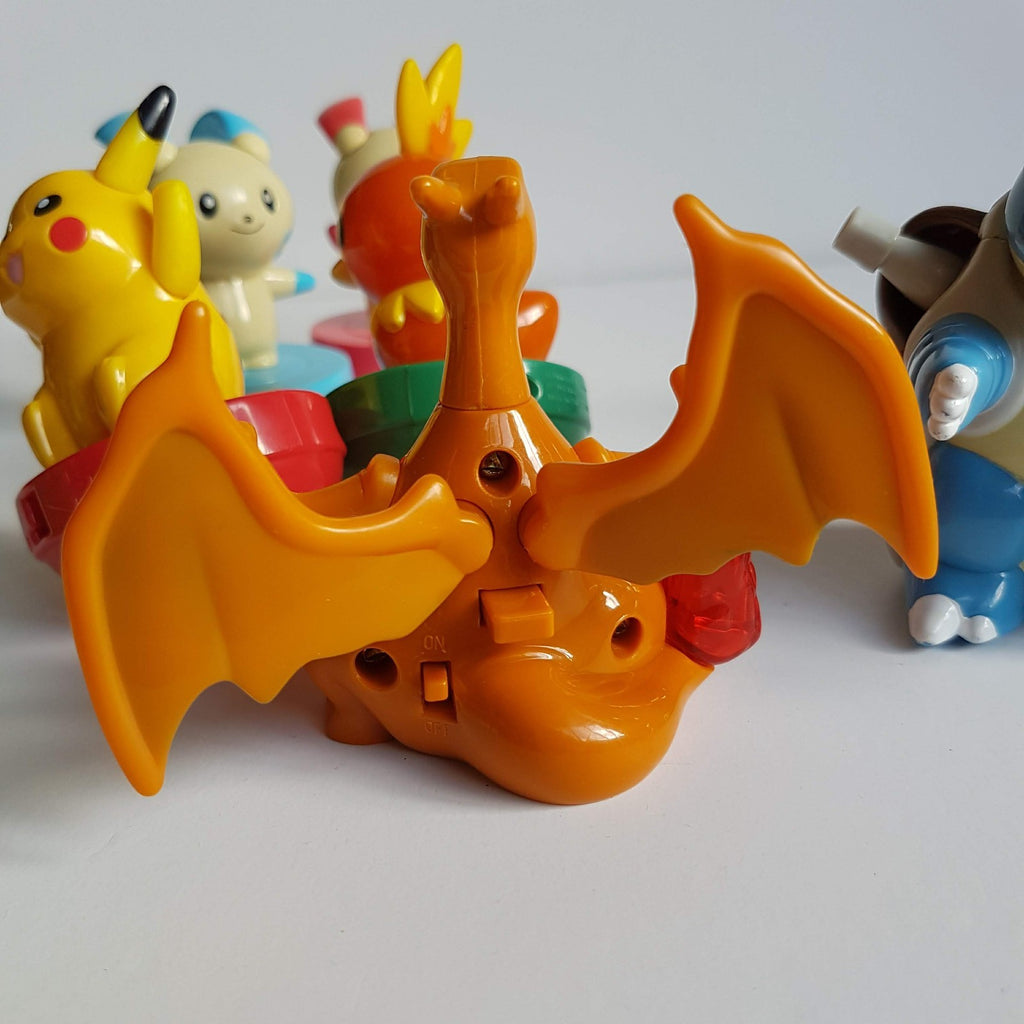 Pokemon McDonalds Happy Meal Toy LOT Charizard Snivy Minim Torchic Action Figure8