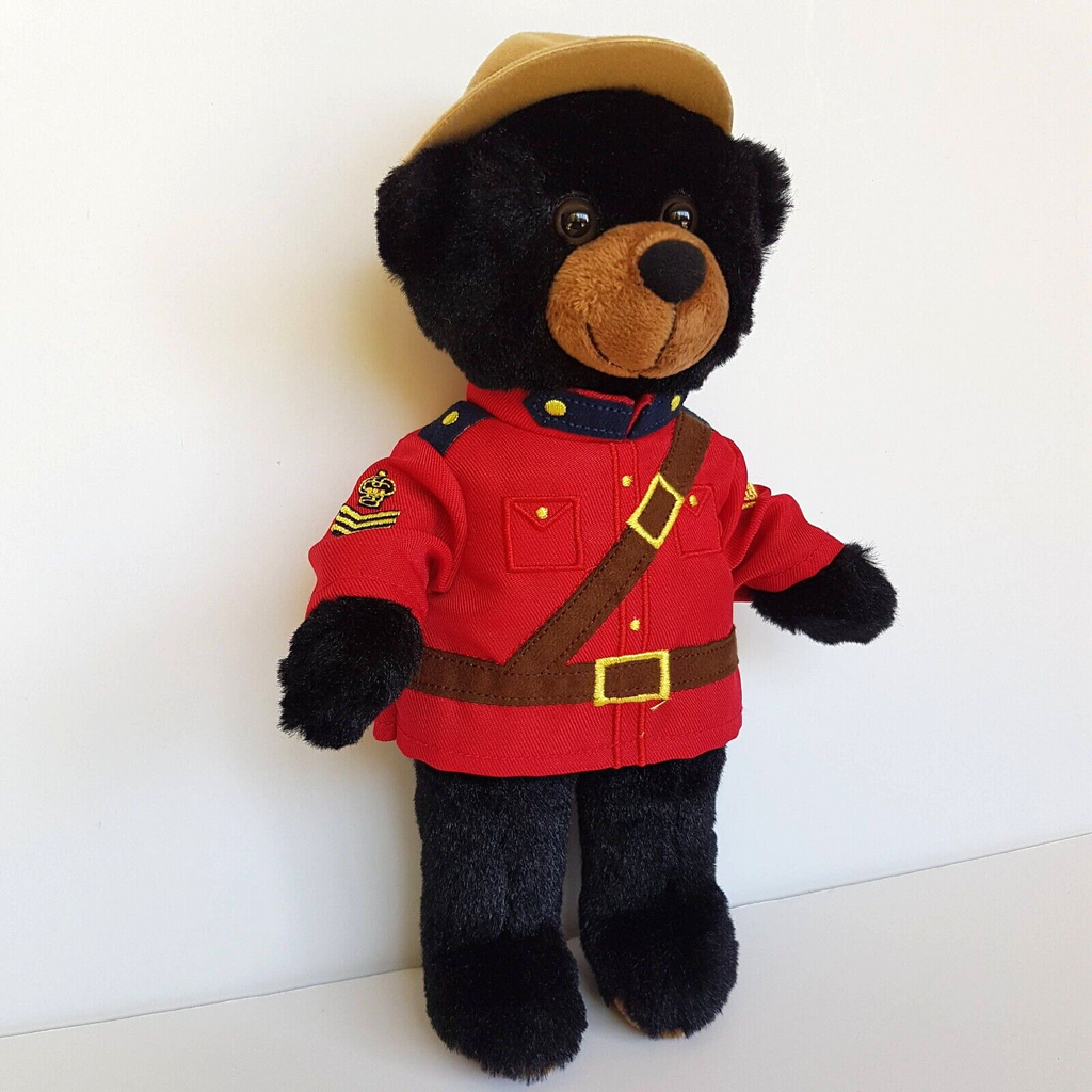Royal Canada Mounted Police TEDDY BEAR Plush Uniform Stuffed Animal Soft Toy3
