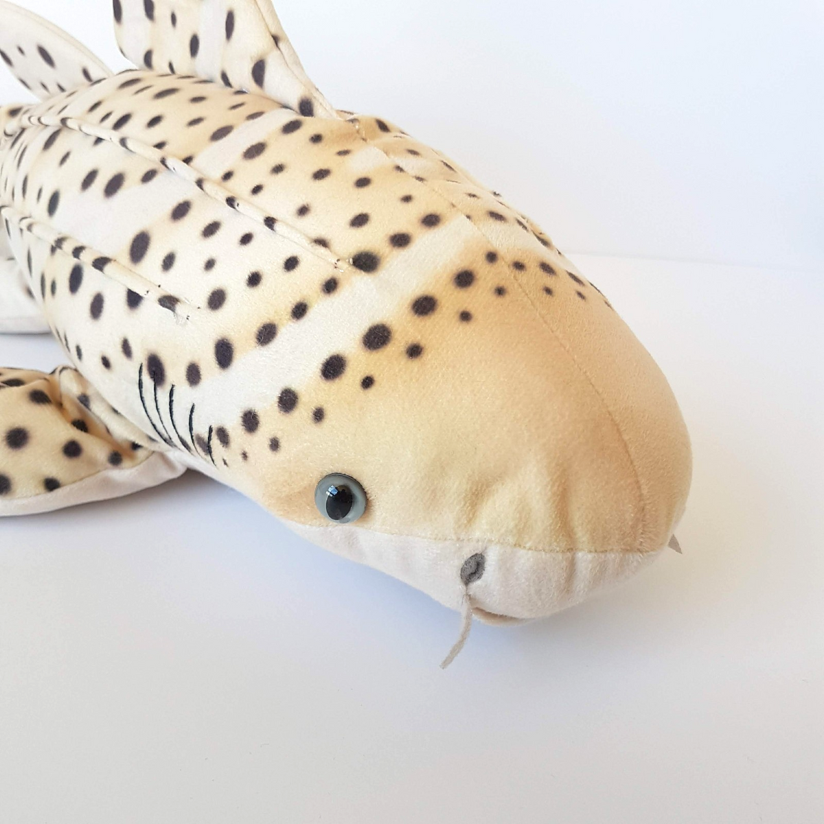 Wild Republic ZEBRA SHARK Plush 77cm Stuffed Animal Soft Plush Spotted Cream1