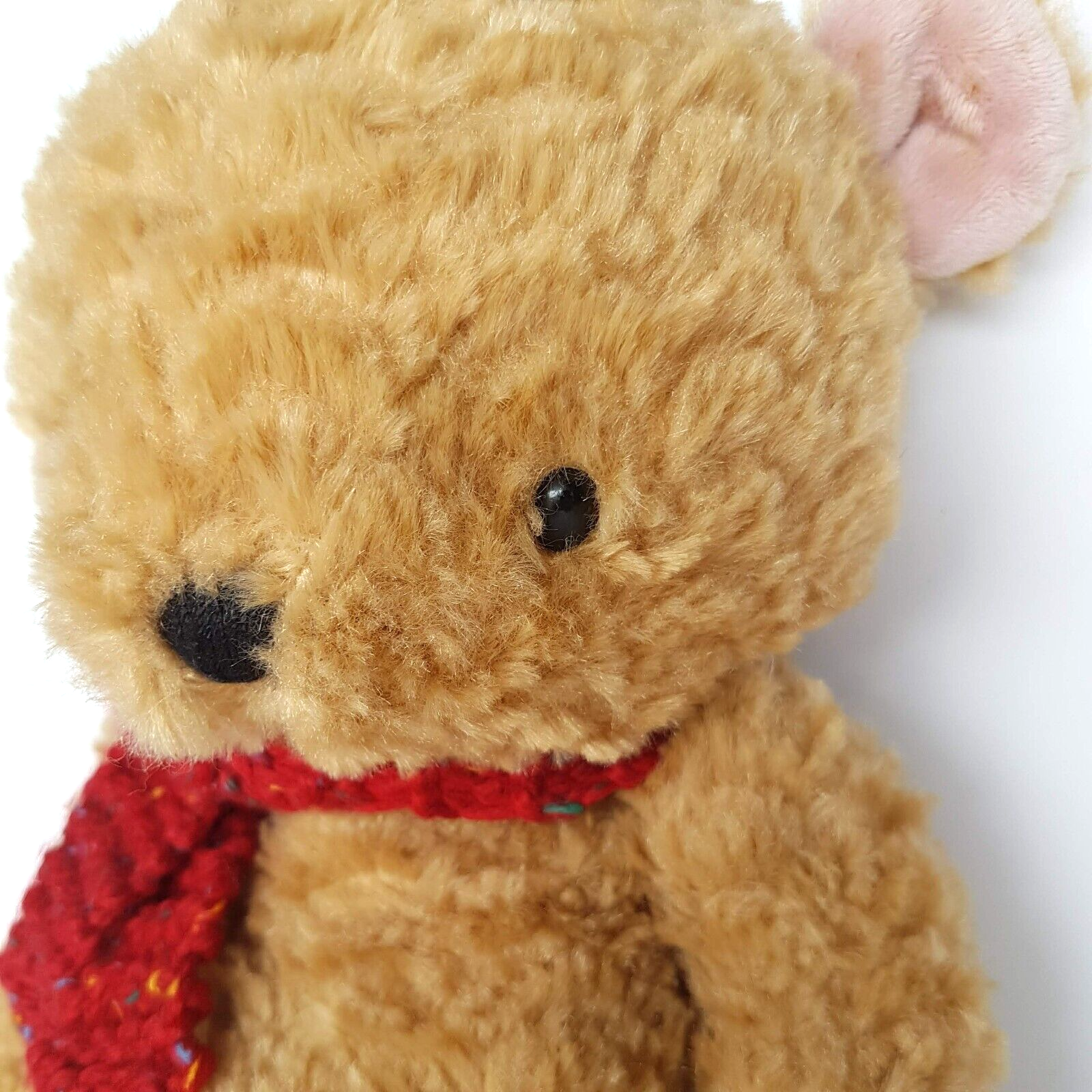 Tiger Tribe TEDDY BEAR Plush 30cm Stuffed Animal Super Soft Toy Red Scarf Cuddly6
