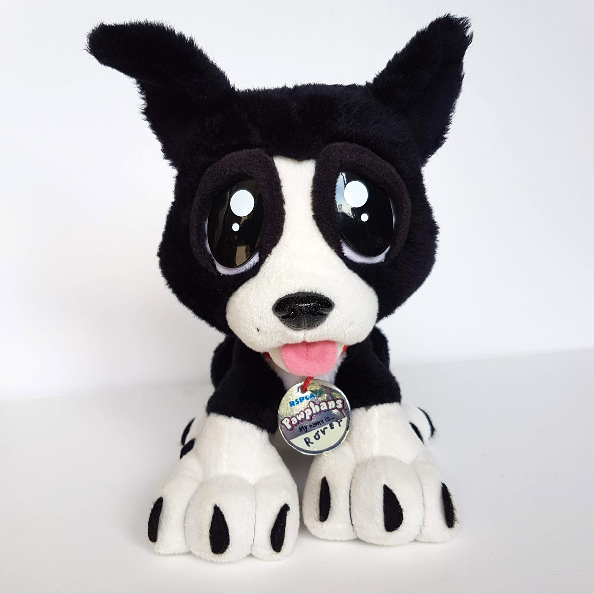 PAWPHANS Border Collie DOG Puppy Plush 24cm Soft Toy Stuffed Animal Black White8