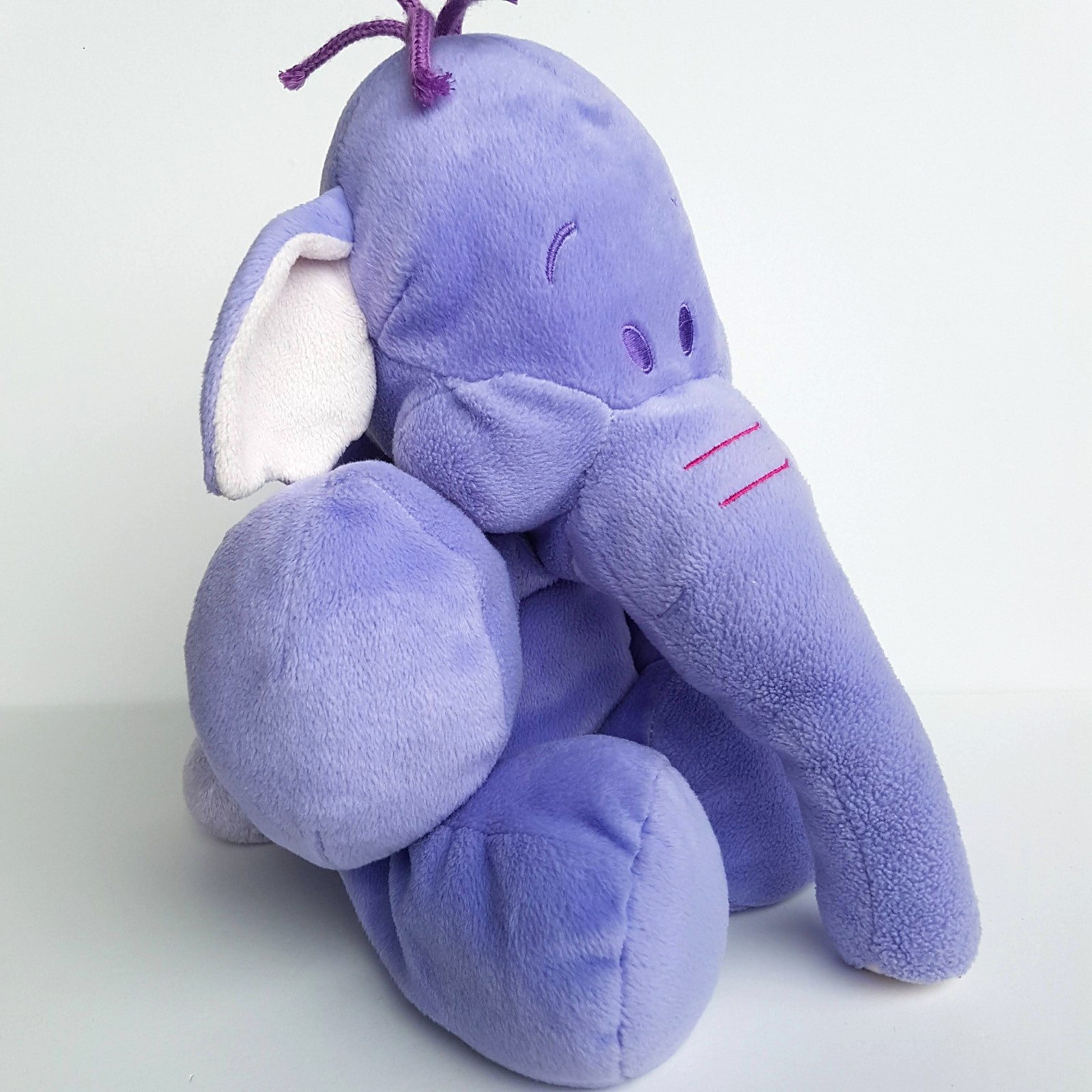 RARE Disney HEFFALUMP LUMPY Elephant Floppy 28cm Plush Stuffed Animal Soft Toy5
