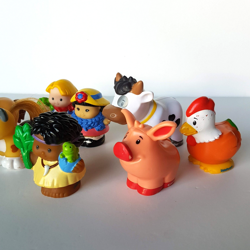Fisher Price Little People MIXED LOT Farm Animals Birds Boy Girl Figures Toy3